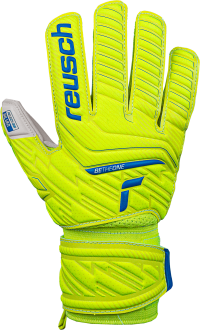 Reusch Attrakt Silver Junior 5272215 2001 white blue yellow front